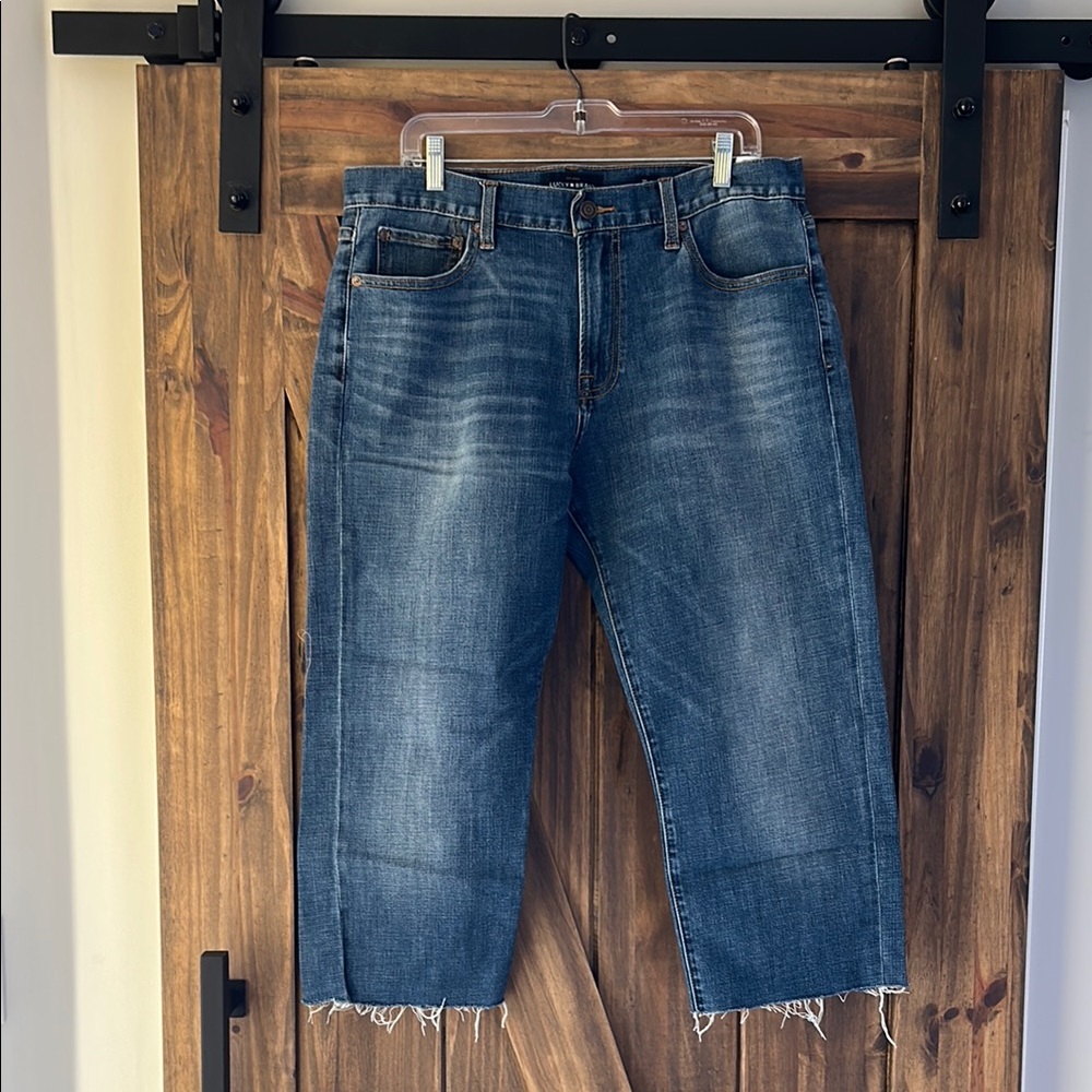 Lucky Brand Cropped Stylish Blue Denim Jeans